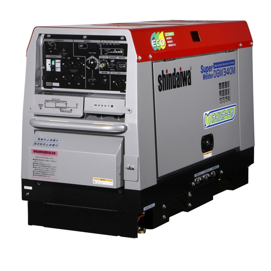やまびこ 新ダイワ ディーゼルエンジン溶接機 DGW340M【法人様制限事項】【代引不可】【北海道・沖縄・離島別途乗り賃】