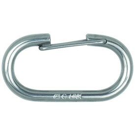 伊藤製造所 123 カラビナ Ｃ繋がり ステン 12粍 HJ-12S 10個入【北海道・沖縄・離島別途乗り賃】