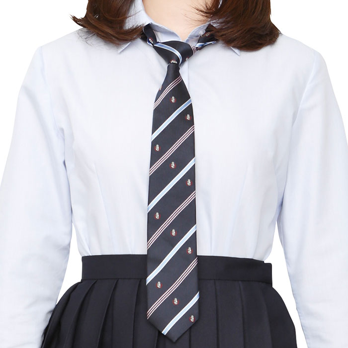 楽天市場 Teens Ever 15ss ワンタッチネクタイ 紋章 ネイビー スクールネクタイ 制服ネクタイ タイ ワンタッチ 簡易 女子 レディース 高校生 中学生 学校 やるcan