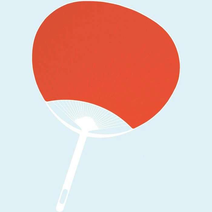 楽天市場 カラーうちわ 赤 団扇 応援 踊り ダンス 運動会 体育祭 イベント 観戦 アーテック やるcan