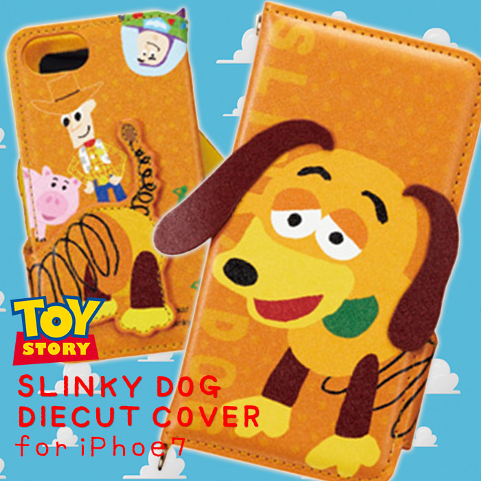 Iphone7対応 ケース ダイカットカバー Toystory スリンキー ドック Disney