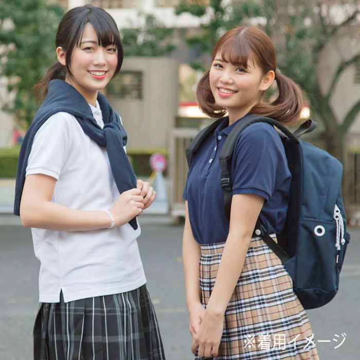 楽天市場 Teens Ever Te 18ss 半袖 ポロシャツ 紺 ネイビー Lサイズ 2枚セット レディース ポロ カノコポロ 鹿の子 吸汗 速乾 Uvカット 半袖ポロ 無地 学校 女子高生 スクール 制服 女子 高校生 中学生 女性 クリアストーン x2 やるcan