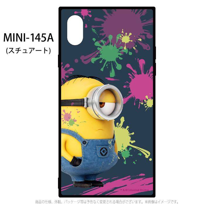 Iphone Xr 6 1インチモデル ミニオン カバー 怪盗グルーシリーズ スクエアガラスケース 対応 ケース Iphonexr