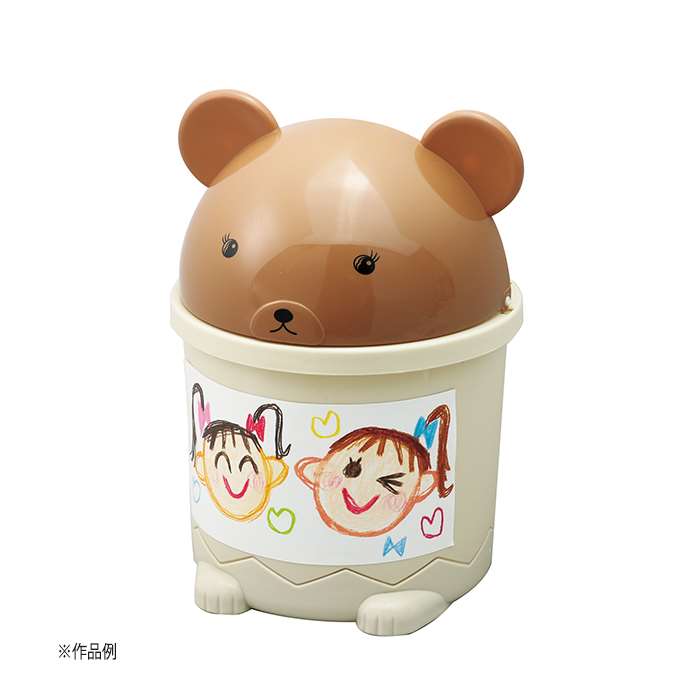 楽天市場】アニマルごみ箱 クマ 1個入 / 熊 くま イラスト メッセージ