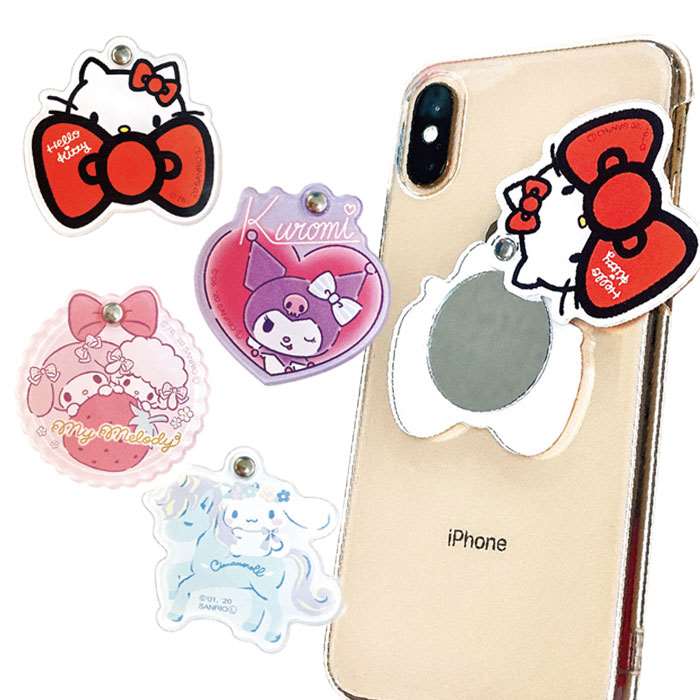 楽天市場】コンパクト ミラー スマホミラー スライドミラー サンリオ