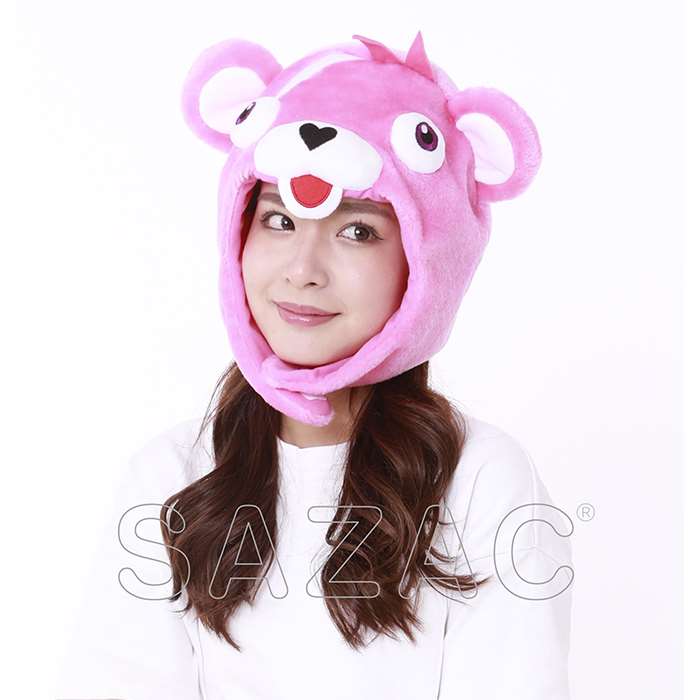 着ぐるみキャップ かぶりもの ピンクのくまちゃん フォートナイト Fortnite