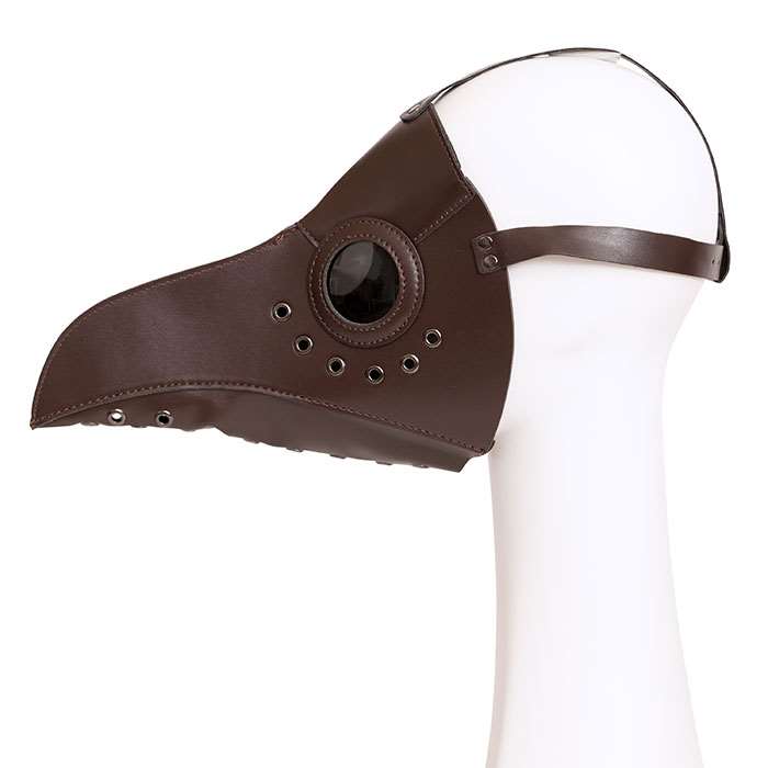 楽天市場 Np ペストマスク ブラウン 合皮 くちばしマスク ペスト 仮面 仮装マスク 変装マスク コスプレグッズ クリアストーン やるcan
