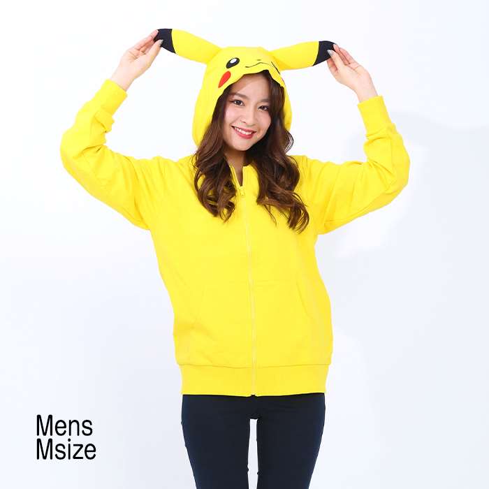 パーカー フルジップパーカー キャラクターパーカー フーディー ピカチュウ