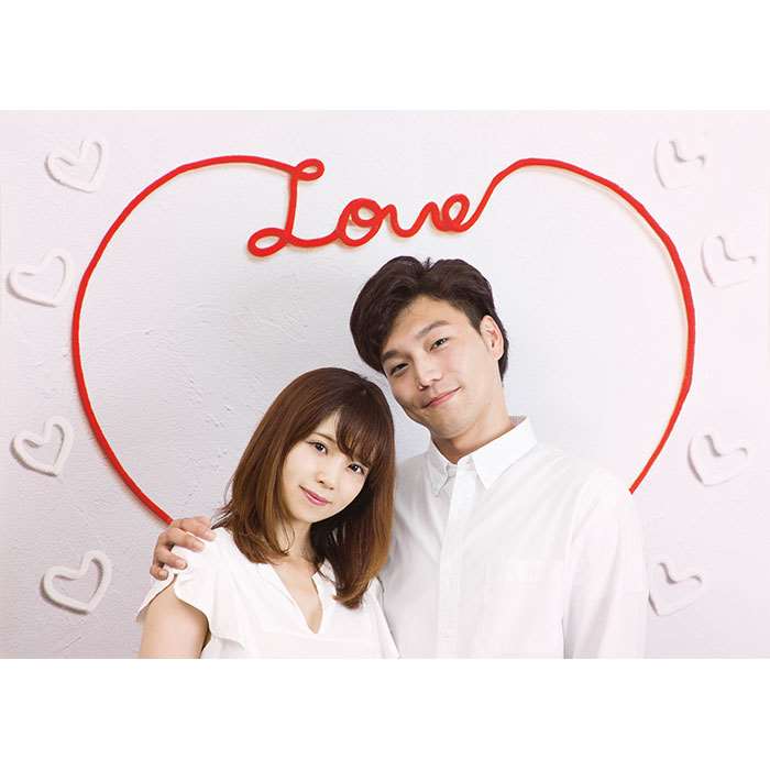 イエスタ ラブレター背景 写真 撮影 カップル 壁紙 フォトポスター Love