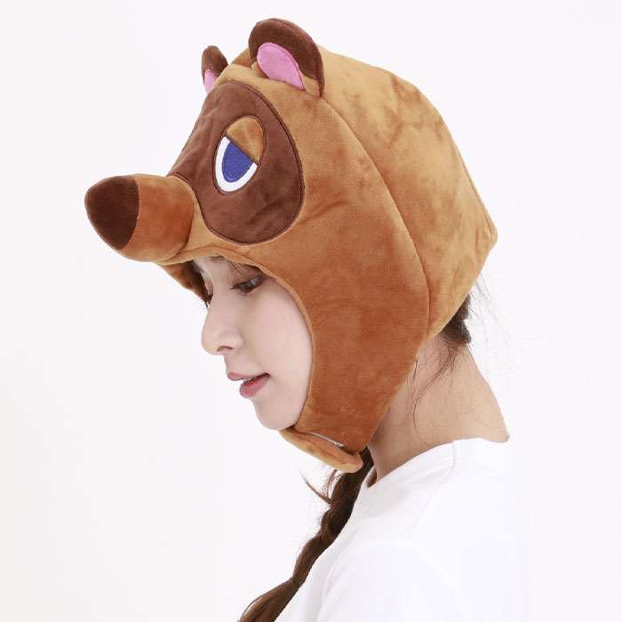 楽天市場 着ぐるみキャップ どうぶつの森 たぬきち キャップ 帽子 かぶりもの ゲームキャラクター どうぶつの森 タヌキチ サザック Ban 221 やるcan