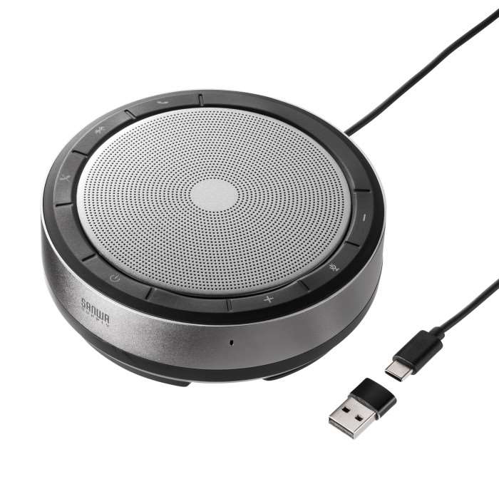 【沖縄・離島送りとどける不可】【代引不可】話し合い金棒引き電話機 Bluetooth USB相応う マイクロホン内蔵 有線 無線電話 有線テレビ一体型 サンワサプライ MM-BTMSP6