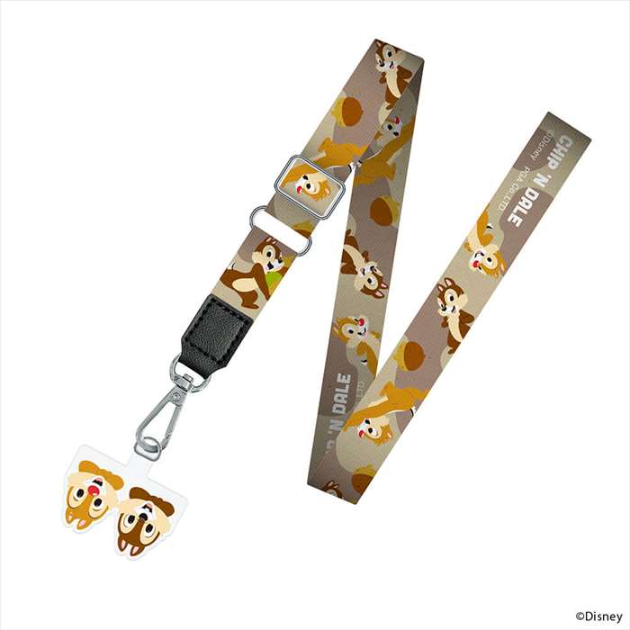 楽天市場】ディズニー チップ＆デール ストラップホルダー付