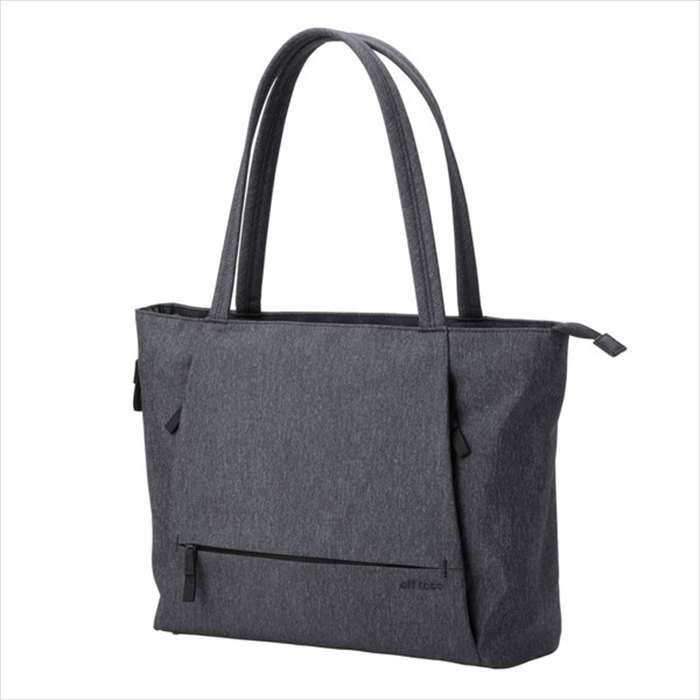 【沖縄・離島配送不可】【代引不可】トートバッグ 肩掛け 12L 撥水加工 15.6インチノートPC収納 ブラック エレコム BM-OFTBL01BK|やるCAN