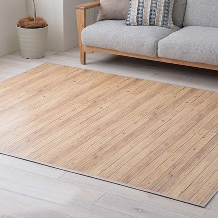 【沖縄・離島配送不可】【代引不可】竹 ラグ 敷物 グレイン IV 200×240cm アイボリー インテリア 室内 模様替え 新生活 IKEHIKO 1100990144701