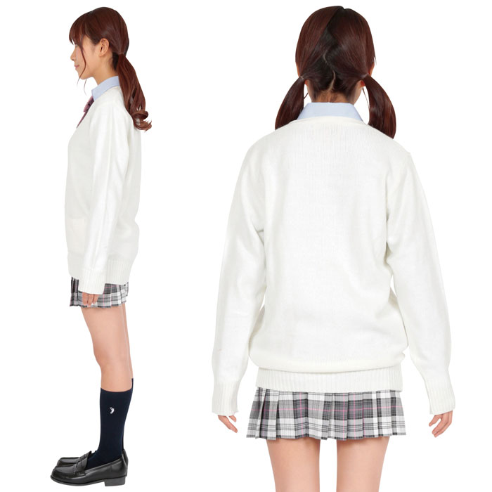 楽天市場 Teens Ever 制服コーディネート 2点セット Mサイズ カーディガン チェックプリーツスカート Jk Jc 制服 学校 かわいい クリアストーン Cscset 07 やるcan