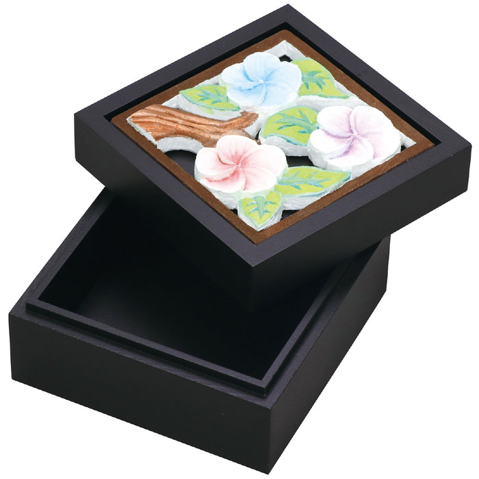 楽天市場】マルチ四角箱 黒塗装 黒彫板セット 彫刻 美術 図工