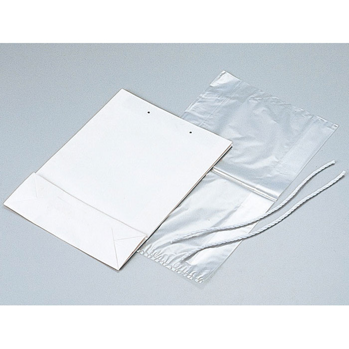 紙の手さげ袋つくり B イラスト 手作り 組立済 お絵かき