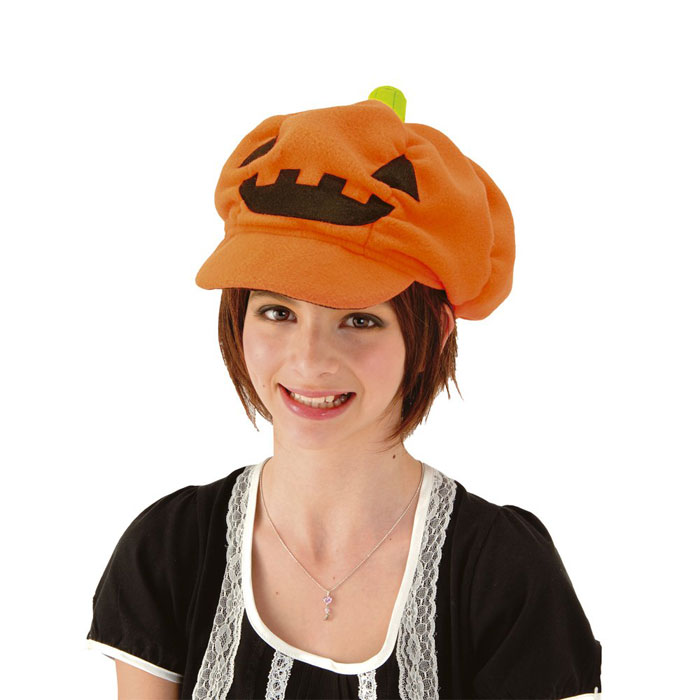 楽天市場 パンプキンキャップ かぼちゃ 帽子 かぶりもの ハロウィン コスプレ 仮装 変装 グッズ 小道具 ルカン 6564 やるcan