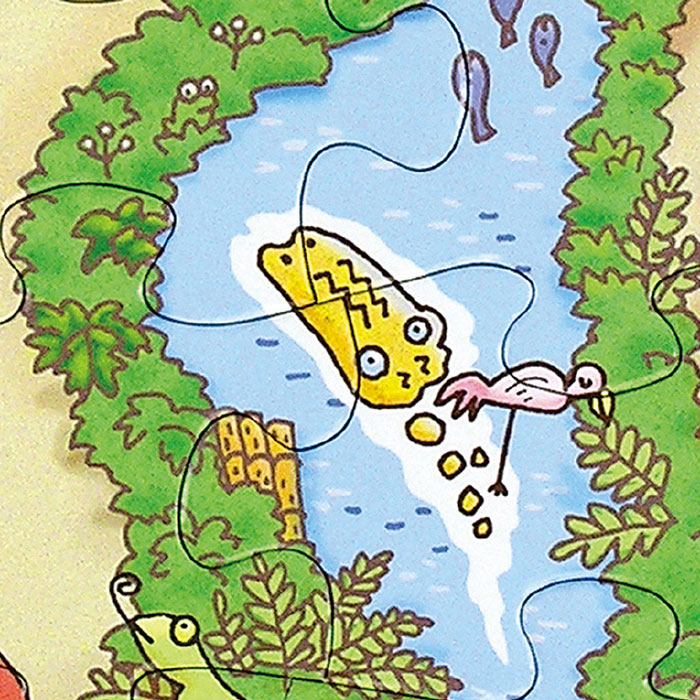 ジグソーパズル ジャングルめいろ 玩具 知育玩具 パズル おもちゃ