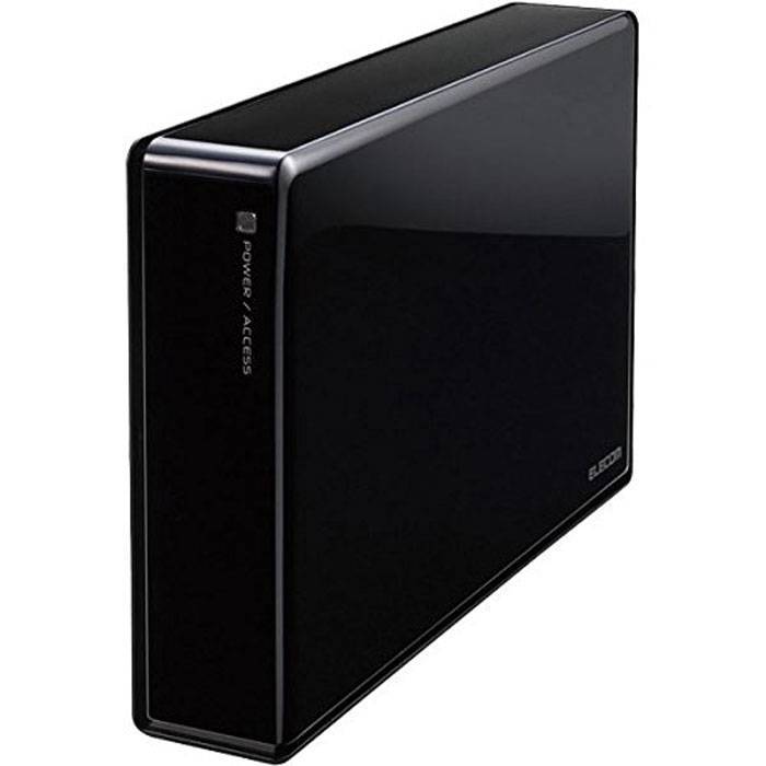法人専用 外付けハードディスク 3.5inch HDD Desktop Drive RED搭載 USB3.0 1.0TB 高速データ転送 ブラック エレコム ELD-REN010UBK