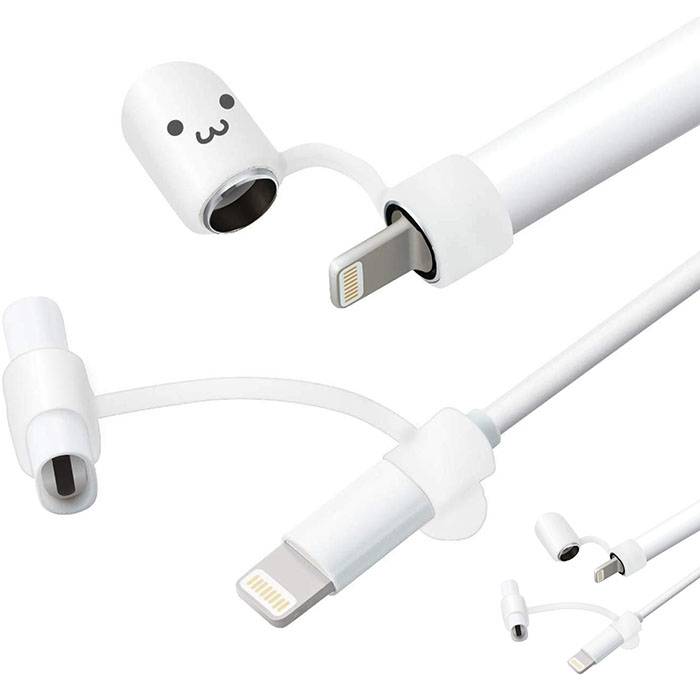 【代引不可】Apple Pencil用 充電アダプタ用 紛失防止キャップ 紛失防止ホルダー セット シリコン製 アクセサリ エレコム TB-APEACC 【代引不可】Apple Pencil用 充電アダプタ用 紛失防止キャップ 紛失防止ホルダー セット シリコン製 アクセサリ エレコム TB-APEACC