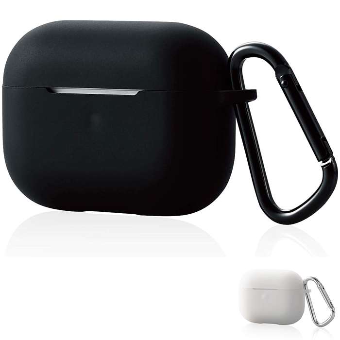 楽天市場 Airpods 19年モデル ケース カバー シリコンケース カラナビ付き 有線 ワイヤレス充電両対応 エレコム Ava Ap2sc やるcan