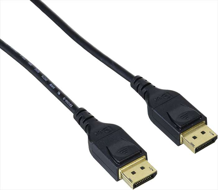 【沖縄・離島配送不可】【代引不可】ディスプレイポートケーブル 2.0m DisplayPort1.4対応 4K8K対応 32.4Gbps 映像 音声 高速伝送 エレコム CAC-DP1420BK｜やるCAN