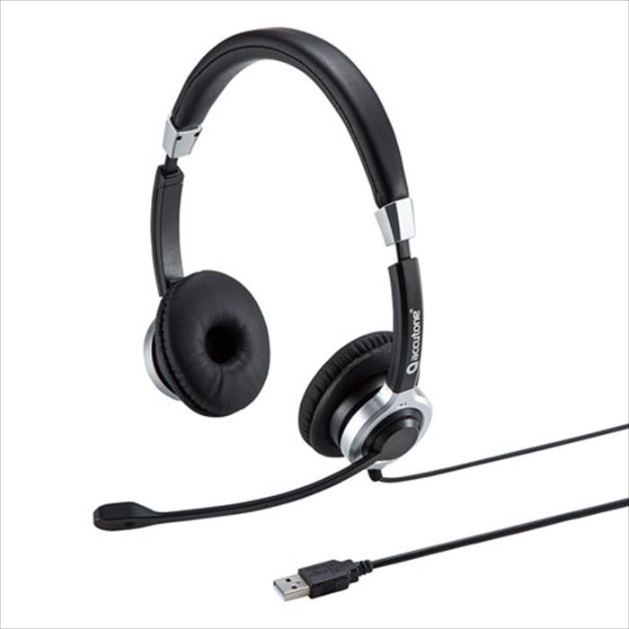 【沖縄・離島配送不可】【代引不可】USBヘッドセット ノイズキャンセリングマイク付き Skype ZOOM ネット通話 テレワーク サンワサプライ MM-HSU15ANC