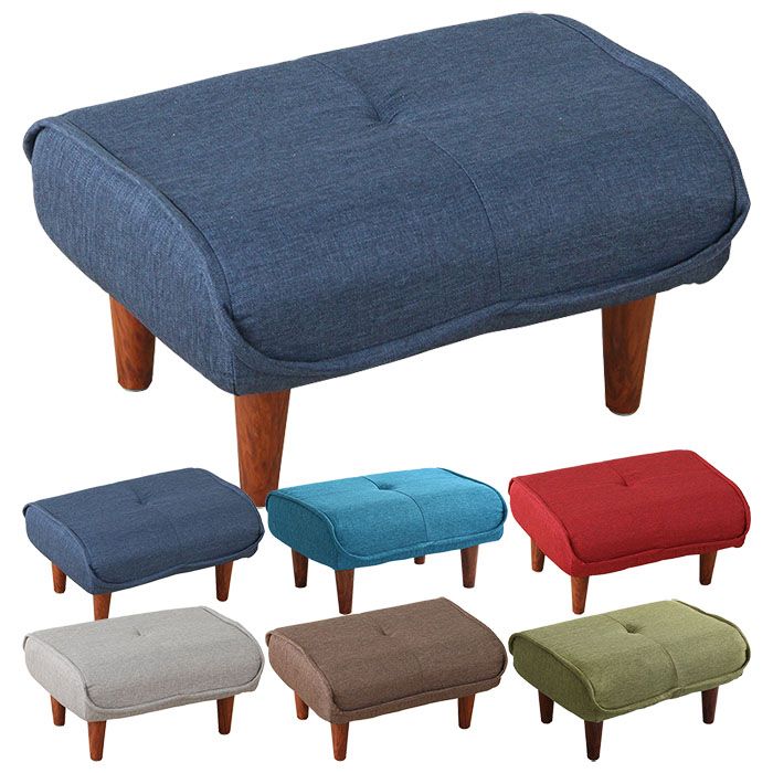 オットマン Trevo スツール サイドテーブル ソファ ポケットコイル 多層構造 布地