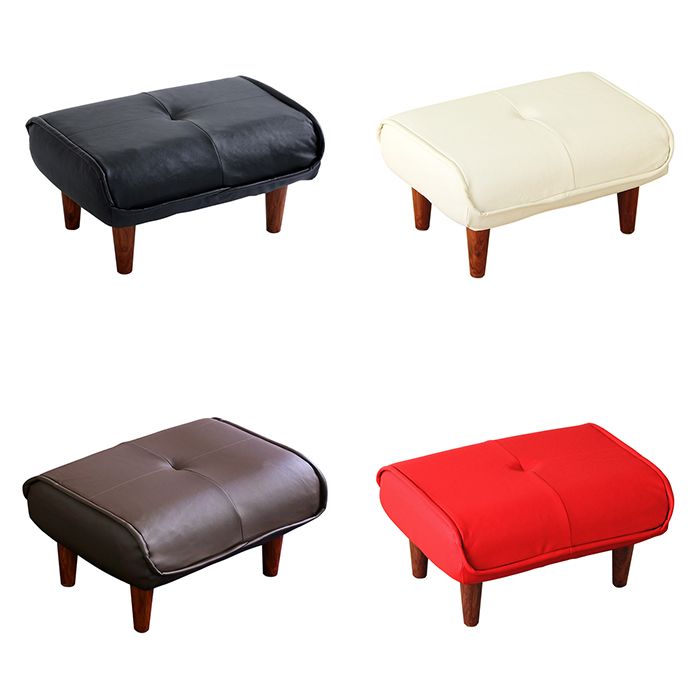 オットマン Kleine サイドテーブル スツール ポケットコイル 多層構造 ソファ レザー