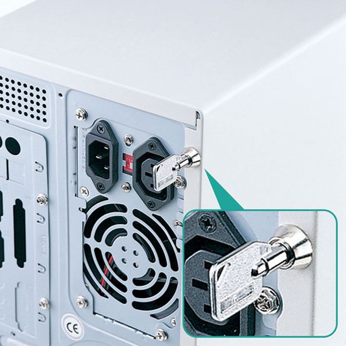 楽天市場】セキュリティボックス 4U 鍵付き 排熱 デスクトップ