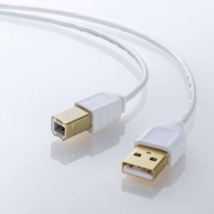 春のコレクション B USB2.0ケーブル 5m to ホワイト A PCアクセサリー