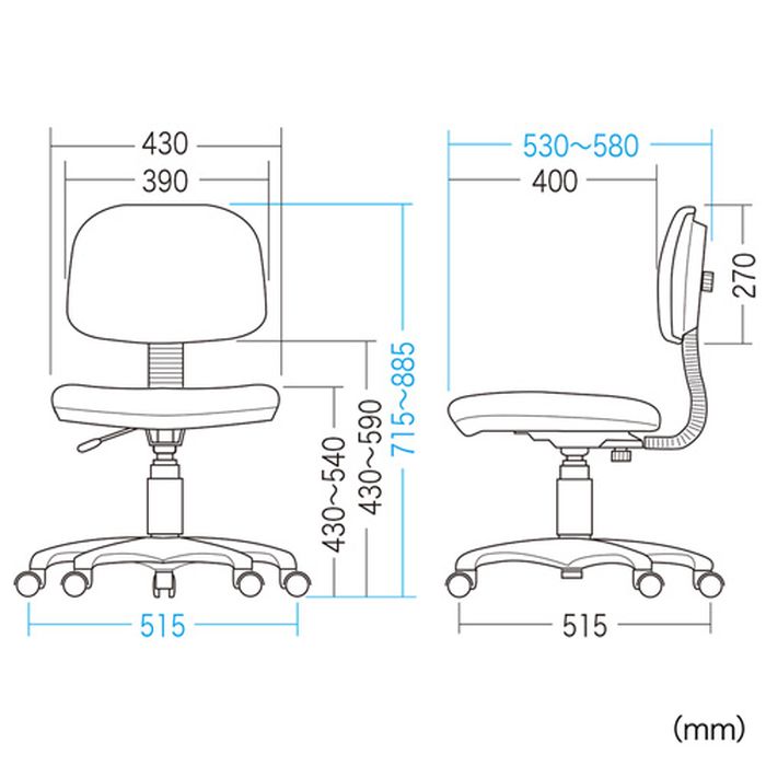 57％以上節約 サンワサプライ エコロジーチェア SNC-E10BL ad-naturam.fr