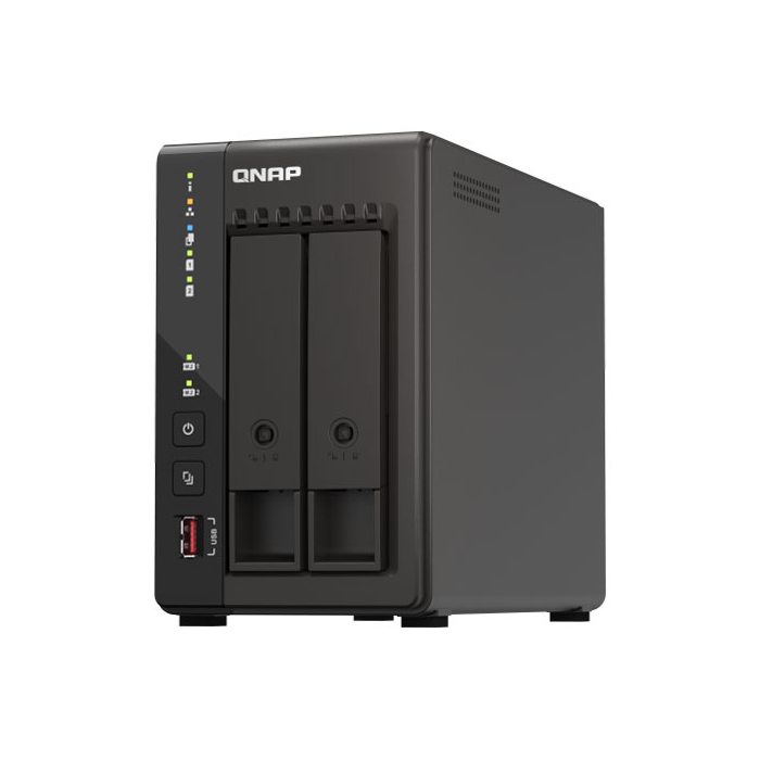 【沖縄・離島送りとどける不可】【代引不可】QNAP キューナップ デュアル2.5GbE 8GB ランダムアクセス記憶装置 2ベイ NAS TS-253E-8G QNAP QNA-TS-253E