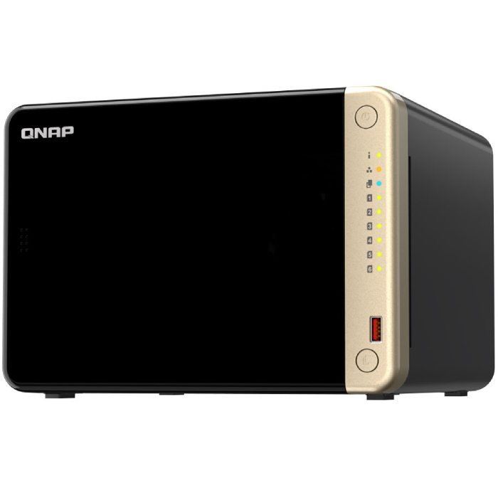 【沖縄・離島送りとどける不可】【代引不可】QNAP キューナップ 6ベイ NAS HDD受け答え 円柱型 TS-664-8G QNAP QNA-TS-664-8G