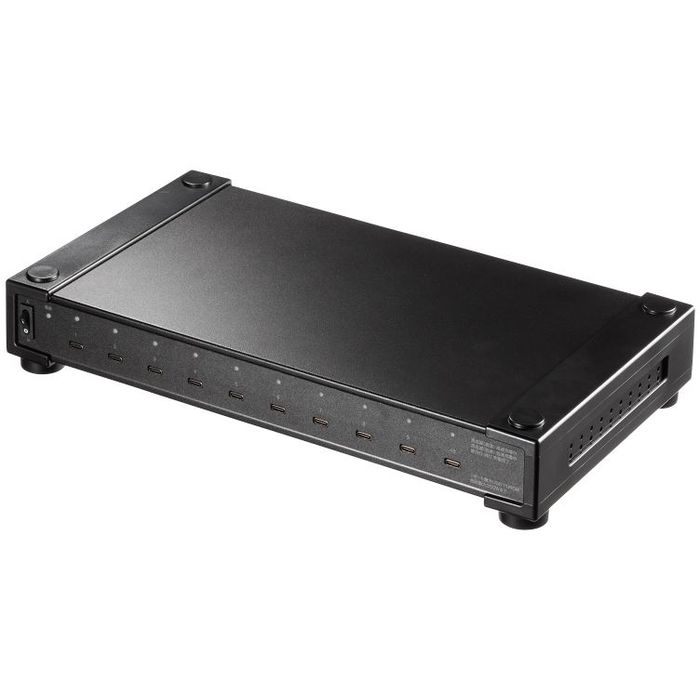 【沖縄・離島配送不可】【代引不可】USB PD対応AC充電器（10ポート・合計350W） サンワサプライ ACA-PD96