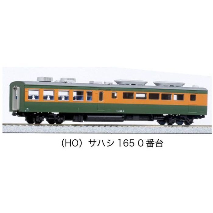 鉄道模型HOゲージ サハシ165　シールなし 楽天市場】HOゲージ サハシ165 0番台 鉄道模型 電車 カトー KATO 1-450