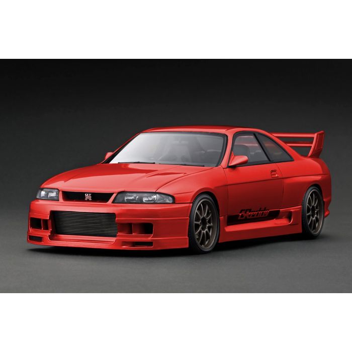 【沖縄・離島配送不可】1/18 GReddy GT-R (BCNR33) Red Metallic IGモデル 模型 ミニカー ティーケー・カンパニー IG3132|やるCAN
