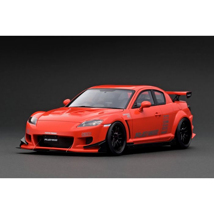 ミニカー　1/18 Mazda RX-8 (SE3P) RE Amemiya(オレンジ) [IG3176] 1/18 Ignition Model Mazda RX-8 (SE3P) RE Amemiya Orange