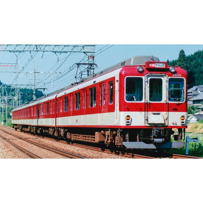 【沖縄・離島配送不可】Nゲージ 鉄道模型 近鉄2610系 連続キセ・未更新車・旧塗装 4両編成セット 動力付き  グリーンマックス 50772