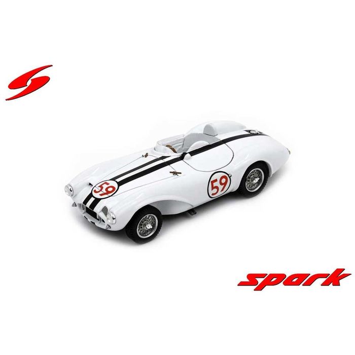 【沖縄・離島配送不可】1/43 Aston Martin DB3S No.59 Winner Cotati 6H 1957B. Oker - B. Drake ミニカー Spark Japan US304