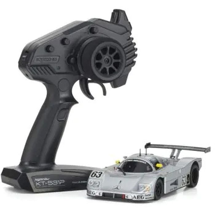 【沖縄・離島配送不可】ミニッツRWDシリーズ レディセット Sauber-Mercedes Gruppe-C-Rennsportwagen C9, Nr.63, LM 1989 京商 32353S