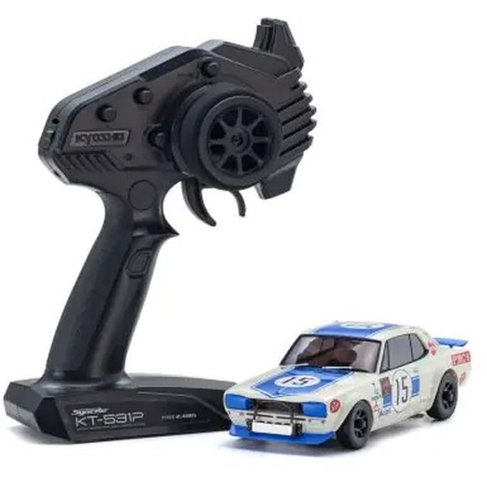 【沖縄・離島配送不可】ミニッツAWD 日産 スカイライン 2000GT-R (KPGC10) レーシング 1972 #15 ブルー 京商 32643BL