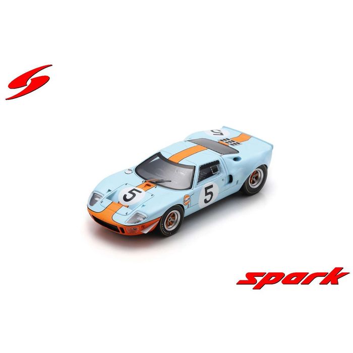 【沖縄・離島配送不可】1/43 Ford GT40 No.5 1st 6H Watkins Glen 1968J. Ickx - L. Bianchi Spark Japan US253