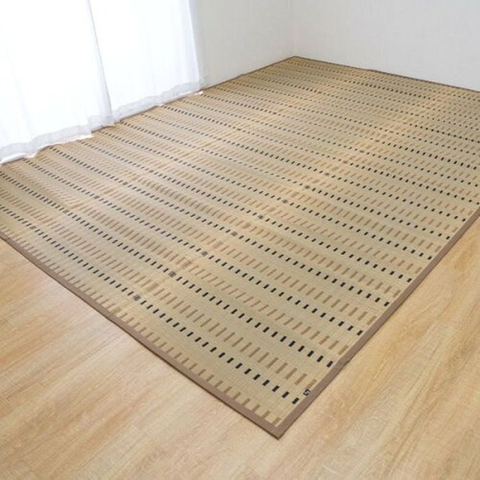 【沖縄・離島配送不可】【代引不可】い草カーペット 水夏 ベージュ 174×261cm ベージュ IKEHIKO 1080860020302|やるCAN