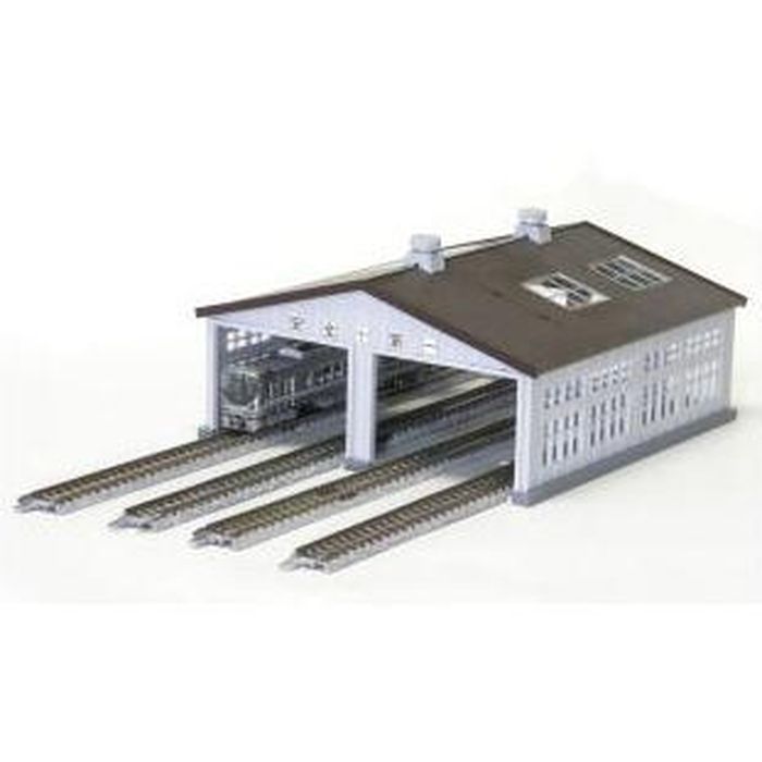 Ｎゲージ 鉄道模型 4線車庫組立キット TOMIXレール用 有限会社コスミック NS-97TK