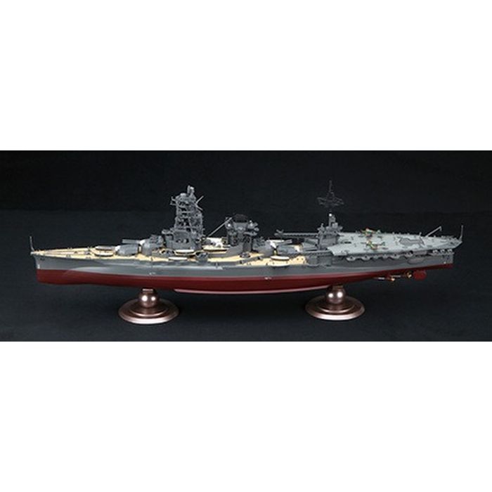 【沖縄・離島配送不可】350艦船-12 EX-1 1/350 日本海軍航空戦艦 日向(帝国海軍乗組員フィギュア付き) フジミ模型 4968728600932