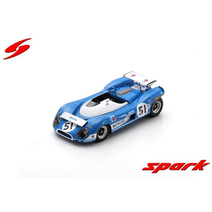【沖縄・離島配送不可】1/43 Matra MS650 No.51 BOAC 1970 J. Brabham - J-P. Beltoise SPARK JAPAN UK013