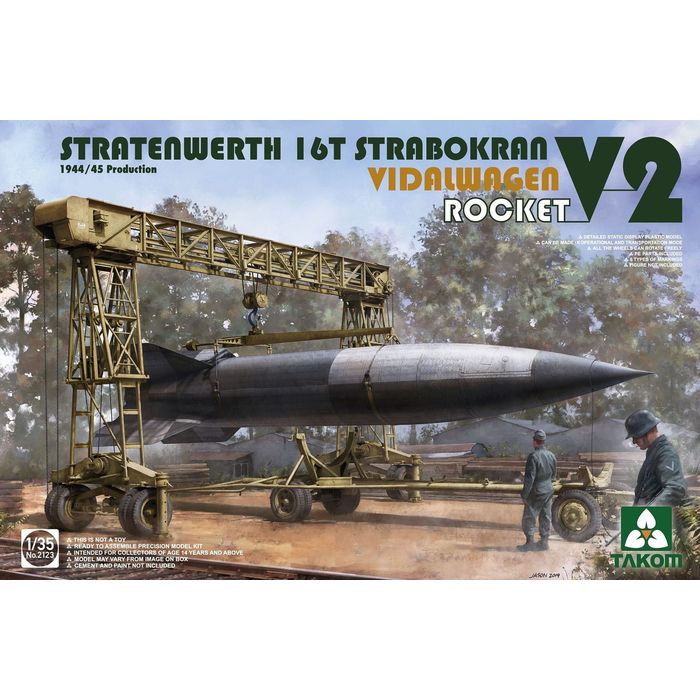 TKO2123 タコム 1/35 シュトラーテンヴェルト社16tガントリークレーン w/フィダルワーゲン＆V2ロケット 1944/45年生産 ビーバーコーポレーション TKO2123 9,390円