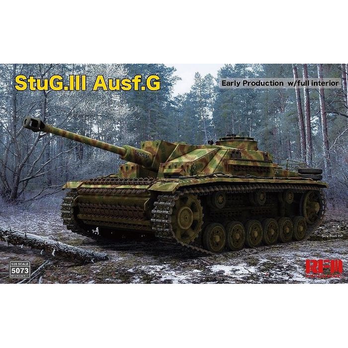 【沖縄・離島配送不可】RFM5073 ライフィールド 1/35 III号突撃砲 G型 初期型 w/フルインテリア&可動式履帯 ビーバーコーポレーション RFM5073 9,831円